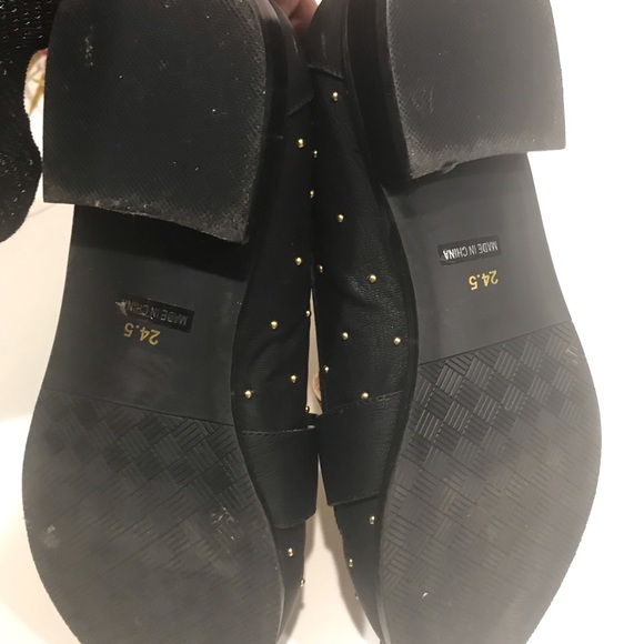 REZOY bow studded slip on flat loafers 8.5 - Picture 4 of 6